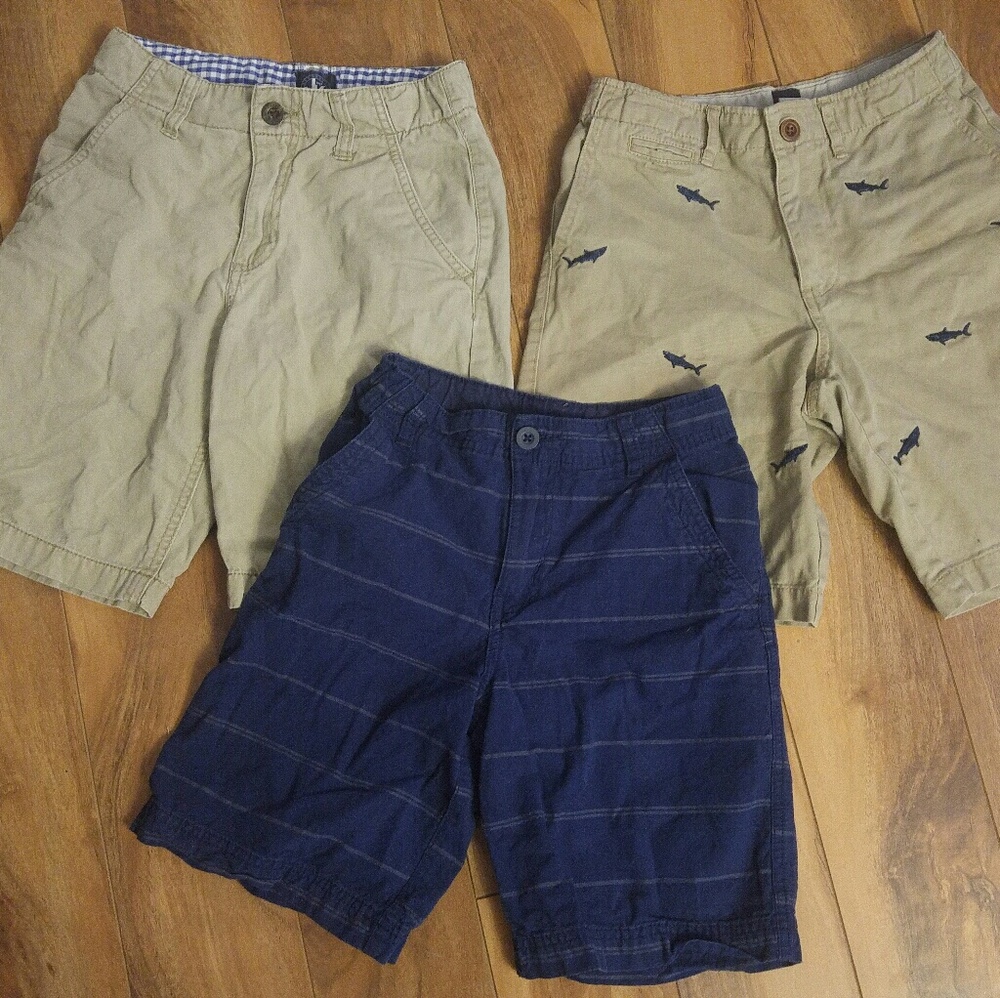 Boys twill shorts size 10, Lot of 3